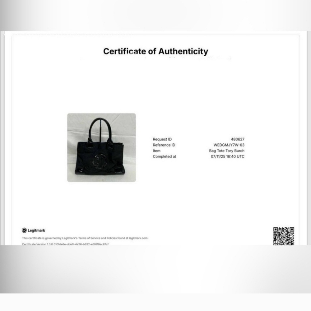TORY BURCH ella Black Tote Bag - Picture 11 of 11